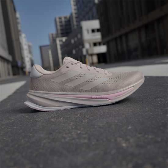 Adidas Мъжки Маратонки За Бягане Supernova Rise Womens Running Shoes Пясъчно розово Маратонки за бягане