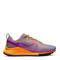 Nike React Pegasus Trail 4 Running Shoes Womens Purple Sm/Ornge Дамски маратонки