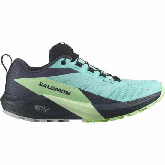 Дамски туристически сандали Salomon Sense Ride 5 GoreTex Women's Trail Running Shoes Синьо/Зелено Salomon Sense Ride 5 GoreTex Women's Trail Running Shoes Синьо/Зелено Дамски туристически сандали
