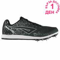 Karrimor Run Juniors Spike Shoes Black/White Атлетика