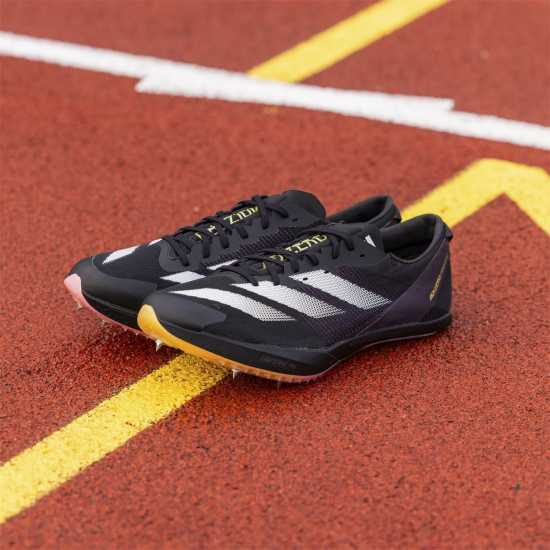 Adidas Мъжки Шпайкове За Бягане Adizero Finesse Running Spikes Mens Черно/Металик/Искра Мъжки маратонки за бягане