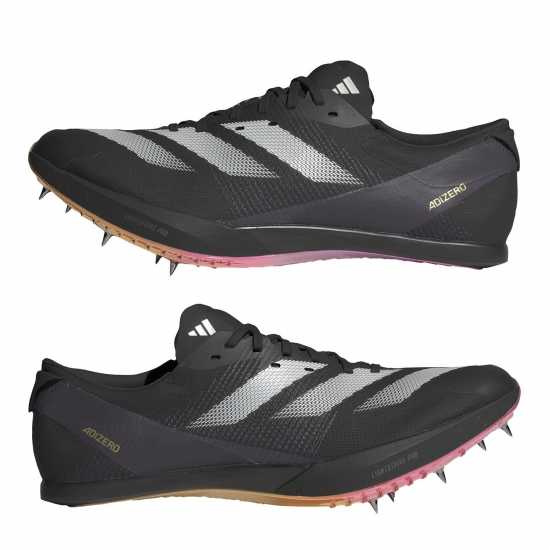 Adidas Мъжки Шпайкове За Бягане Adizero Finesse Running Spikes Mens Черно/Металик/Искра Мъжки маратонки за бягане