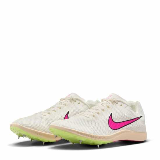 Мъжки маратонки за бягане Nike Zoom Rival Distance Track And Field Distance Spikes Платно/Розово Nike Zoom Rival Distance Track And Field Distance Spikes Платно/Розово Мъжки маратонки за бягане