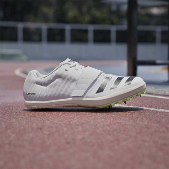 Adidas Jumpstar Track Running Spike Фтур Бял Маратонки за бягане
