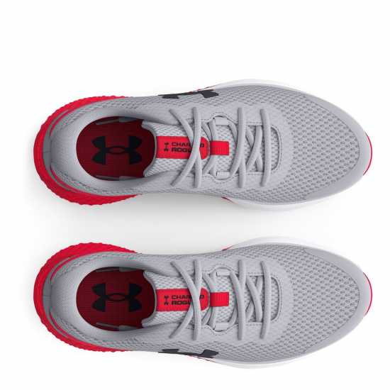Under Armour Маратонки За Бягане Момчета Charged Rogue Running Shoes Junior Boys Mod Grey/Red Детски маратонки