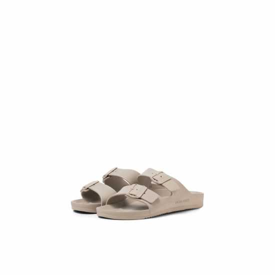 Jack And Jones Pisa Moulded Flat Sandals Плаза Таупе Jack And Jones Pisa Moulded Flat Sandals Плаза Таупе
