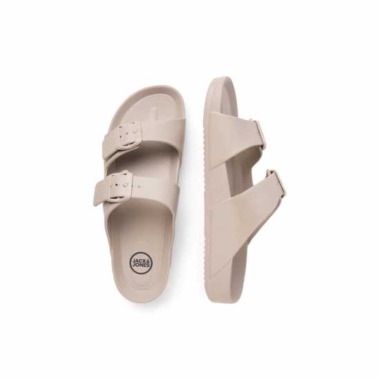 Jack And Jones Pisa Moulded Flat Sandals Плаза Таупе Jack And Jones Pisa Moulded Flat Sandals Плаза Таупе