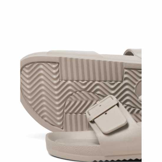 Jack And Jones Pisa Moulded Flat Sandals Плаза Таупе Jack And Jones Pisa Moulded Flat Sandals Плаза Таупе