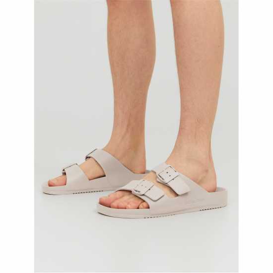 Jack And Jones Pisa Moulded Flat Sandals Плаза Таупе Jack And Jones Pisa Moulded Flat Sandals Плаза Таупе