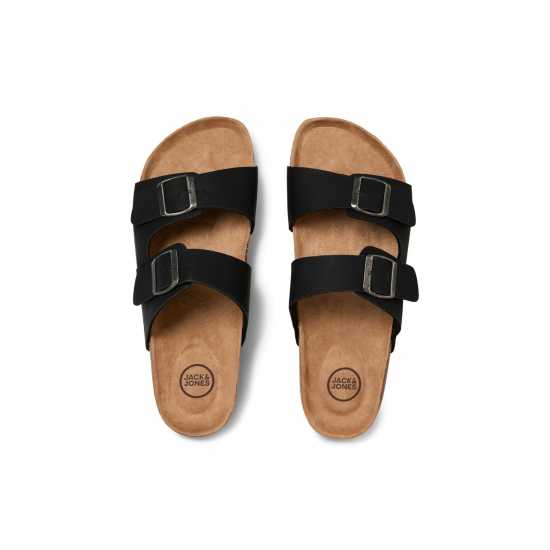 Мъжки Сандали Jack And Jones Oslo Sandals Mens Антрацит Мъжки Сандали Jack And Jones Oslo Sandals Mens Антрацит