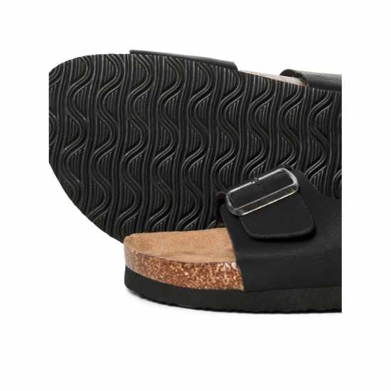 Мъжки Сандали Jack And Jones Oslo Sandals Mens Антрацит Мъжки Сандали Jack And Jones Oslo Sandals Mens Антрацит