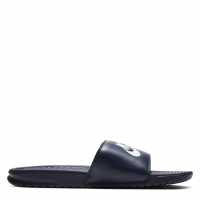 Sale Nike Benassi Just Do It Mens Slide Sandals Navy Мъжки сандали и джапанки