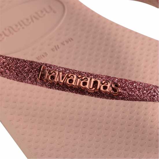Дамски сандали и джапанки Havaianas Slim Glitter Pink Havaianas Slim Glitter Pink Дамски сандали и джапанки
