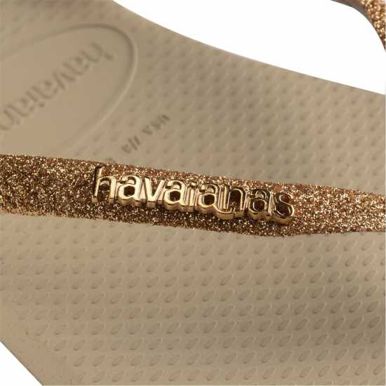 Дамски сандали и джапанки Havaianas Slim Glitter Golden Havaianas Slim Glitter Golden Дамски сандали и джапанки