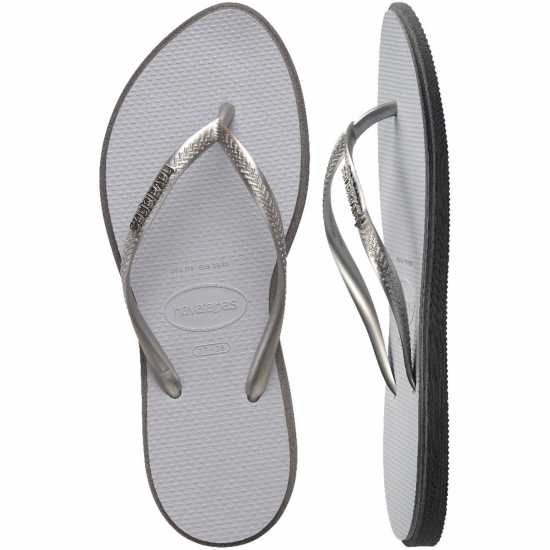 Дамски сандали и джапанки Havaianas Slim Point Steel Grey Havaianas Slim Point Steel Grey Дамски сандали и джапанки