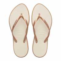 Havaianas Slim Point Розово злато/Бежово Дамски сандали и джапанки