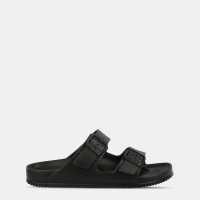 Jack Wills Two Strap Sandals Black Jack Wills Two Strap Sandals Black