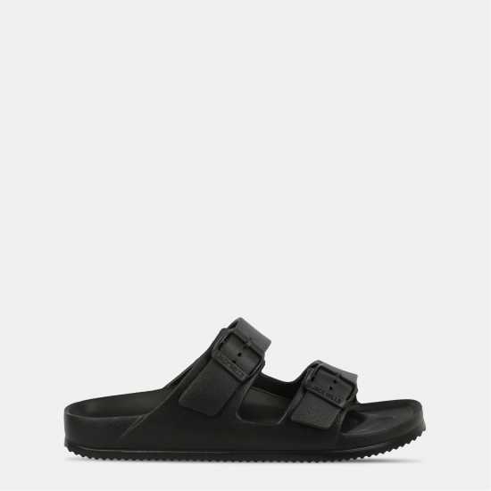 Jack Wills Two Strap Sandals Black Jack Wills Two Strap Sandals Black