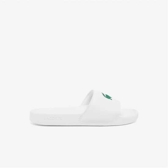 Lacoste Men's Serve Pool Slides Бяло/Зелено 