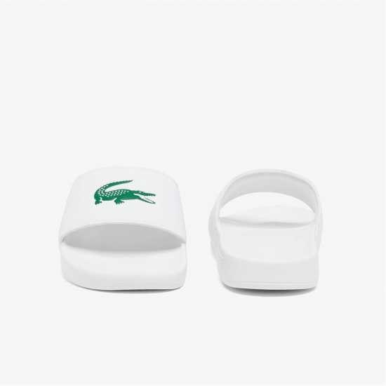 Lacoste Men's Serve Pool Slides Бяло/Зелено 