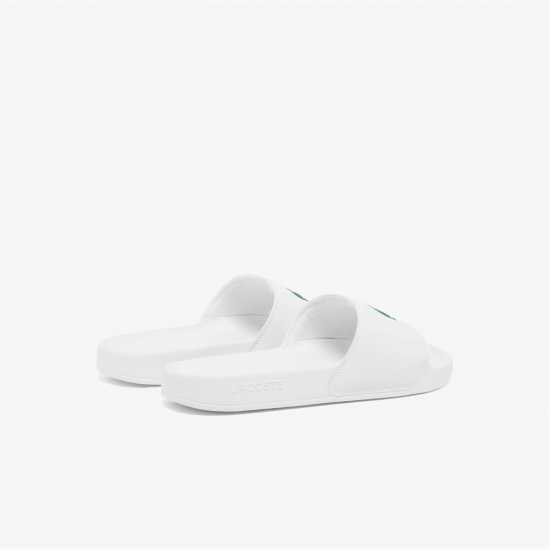 Lacoste Men's Serve Pool Slides Бяло/Зелено 