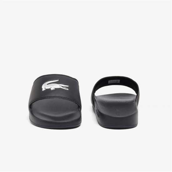 Lacoste Men's Serve Pool Slides Черно/Бяло 