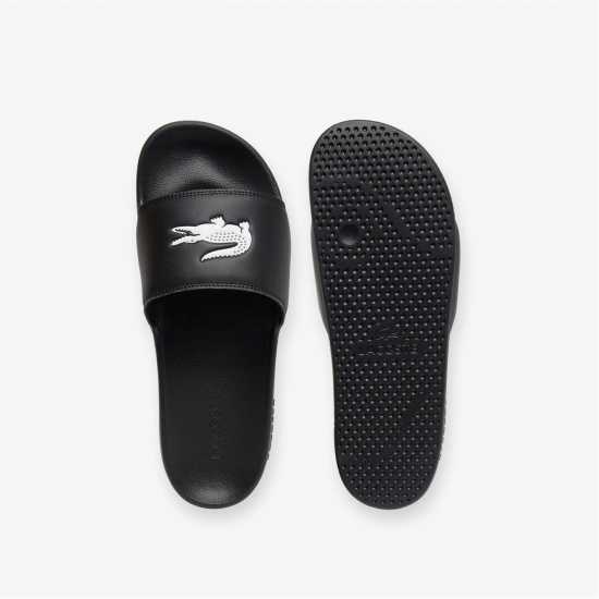 Lacoste Men's Serve Pool Slides Черно/Бяло 