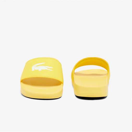 Lacoste Men's Serve Pool Slides Жълто/Бяло Lacoste Men's Serve Pool Slides Жълто/Бяло