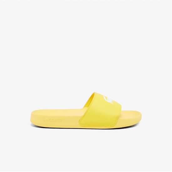 Lacoste Men's Serve Pool Slides Жълто/Бяло Lacoste Men's Serve Pool Slides Жълто/Бяло