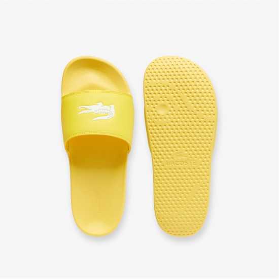 Lacoste Men's Serve Pool Slides Жълто/Бяло Lacoste Men's Serve Pool Slides Жълто/Бяло