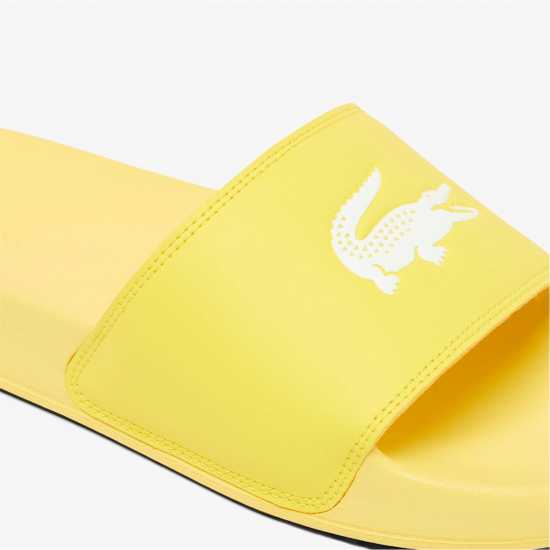 Lacoste Men's Serve Pool Slides Жълто/Бяло Lacoste Men's Serve Pool Slides Жълто/Бяло