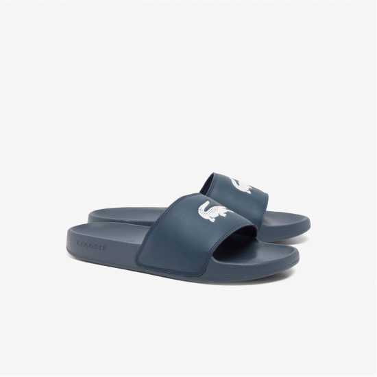 Lacoste Men's Serve Pool Slides Морско синьо/Бяло 