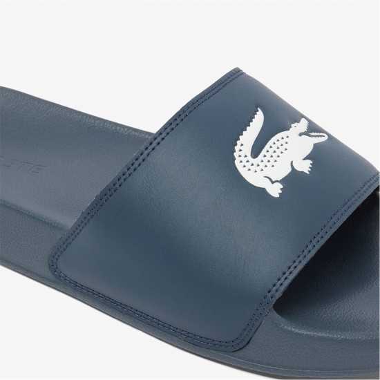 Lacoste Men's Serve Pool Slides Морско синьо/Бяло 