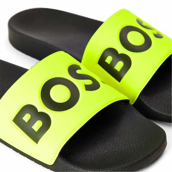 Hugo Boss Boss Mens Boss Comfy Slider Sandals With Logo Detail (Aryeh)  