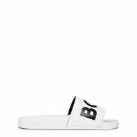 Hugo Boss Boss Aryeh Sliders Бяло 101 Мъжки сандали и джапанки