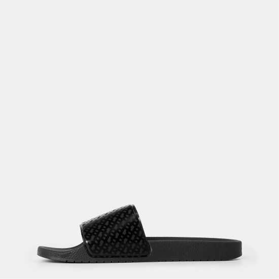 Hugo Boss Boss Aryeh Sliders Черно Моно 001 Мъжки сандали и джапанки