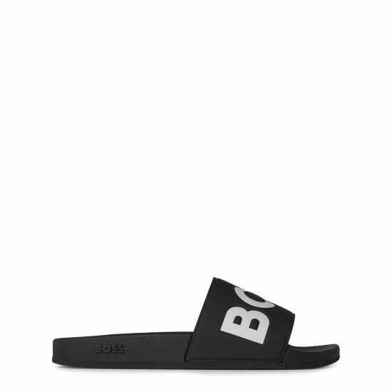 Hugo Boss Boss Aryeh Sliders Черно/Бяло 002 Мъжки сандали и джапанки