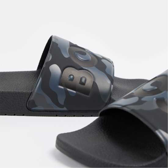 Мъжки сандали и джапанки Hugo Boss Boss Aryeh Sliders Черно камуфлаж 031 Hugo Boss Boss Aryeh Sliders Черно камуфлаж 031 Мъжки сандали и джапанки