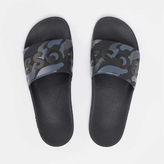 Мъжки сандали и джапанки Hugo Boss Boss Aryeh Sliders Черно камуфлаж 031 Hugo Boss Boss Aryeh Sliders Черно камуфлаж 031 Мъжки сандали и джапанки