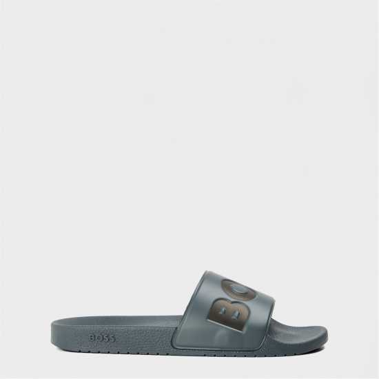Hugo Boss Boss Aryeh Sliders Сиво/Черно 022 Мъжки сандали и джапанки