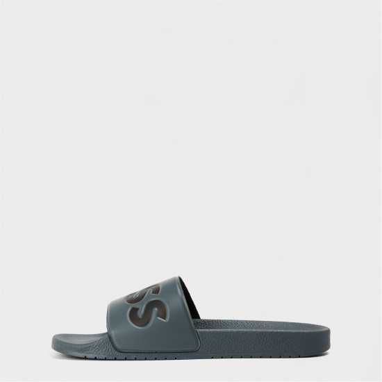 Hugo Boss Boss Aryeh Sliders Сиво/Черно 022 Мъжки сандали и джапанки