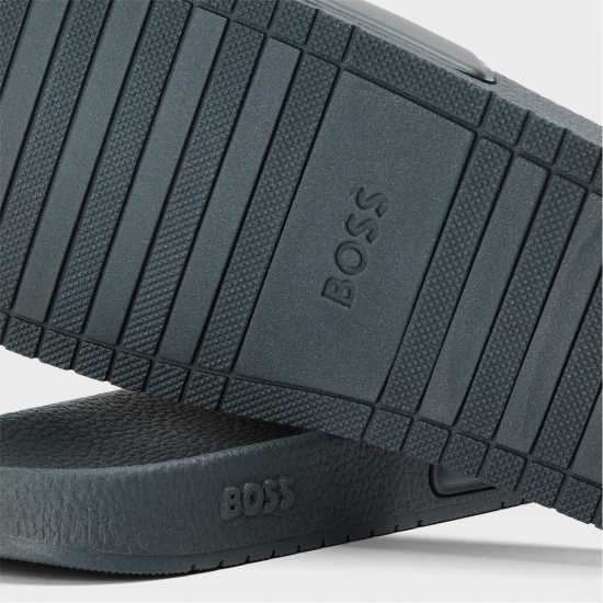 Hugo Boss Boss Aryeh Sliders Сиво/Черно 022 Мъжки сандали и джапанки