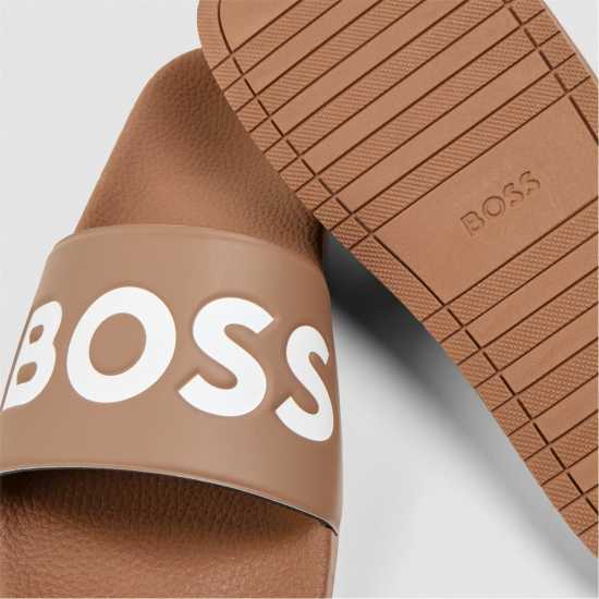 Hugo Boss Boss Aryeh Sliders Камел/Черно 260 Мъжки сандали и джапанки