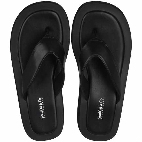 Soulcal Джапанки Womens Platform Flip Flops  Дамски сандали и джапанки