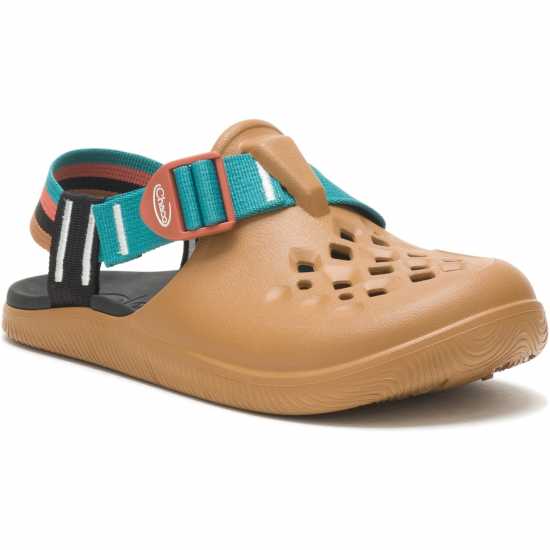 Chaco Chillos Clog Sandal Mens Камилско кафяво Chaco Chillos Clog Sandal Mens Камилско кафяво