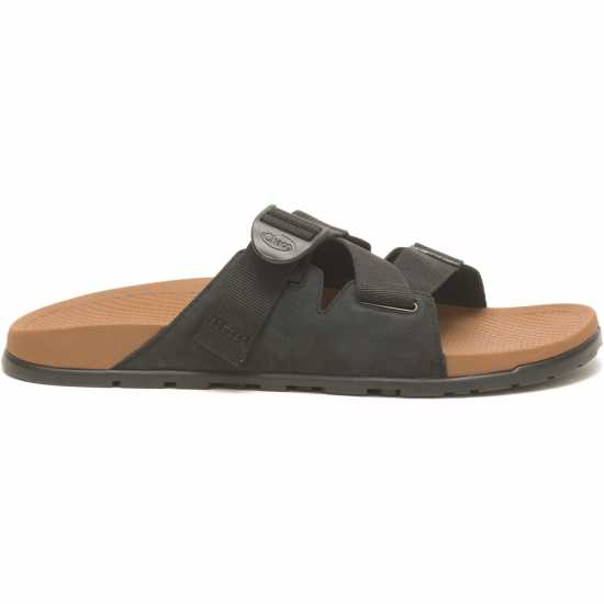 Chaco Lowdown Leather Slide Sandal Mens Черно Chaco Lowdown Leather Slide Sandal Mens Черно