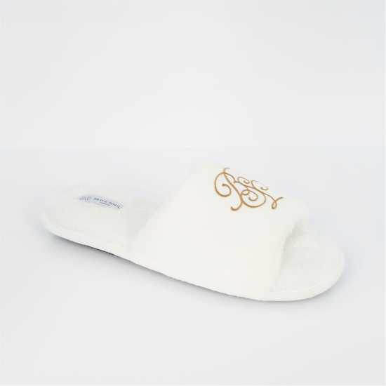 Мъжки сандали и джапанки Brave Soul Mens Open Toe Emboridered Logo Slipper Brave Soul Mens Open Toe Emboridered Logo Slipper Мъжки сандали и джапанки