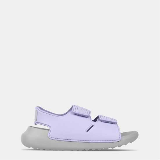 Slazenger Kids' Hook And Loop Sports Sandals Purple 