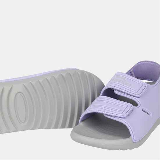 Slazenger Kids' Hook And Loop Sports Sandals Purple 