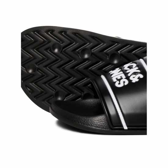 Jack And Jones Men's Pool Sliders Anthracite 